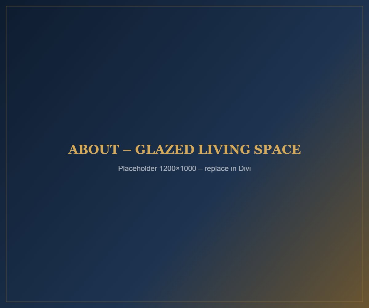 Ação Suave glazed living space