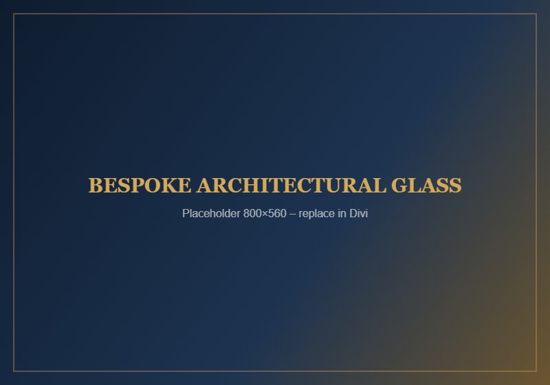 Bespoke Architectural Glass